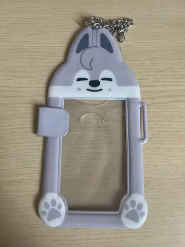 울프짱 포토 카드 키링