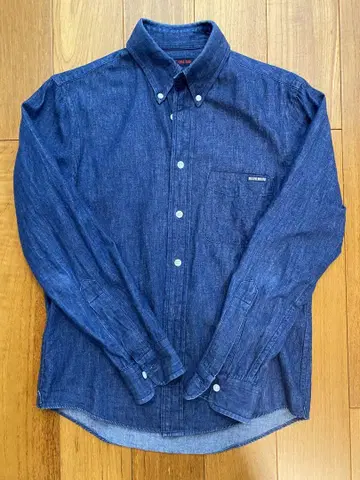 BLUE/BLUE 데님 긴팔 셔츠 사이즈 1