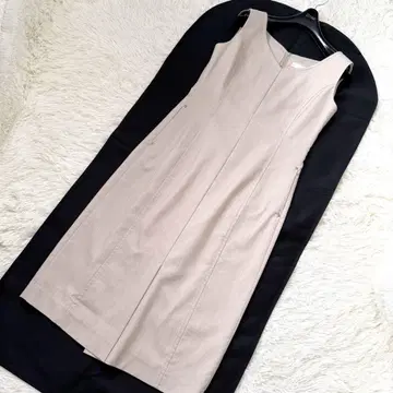 셀포드 V넥 슬리브리스 원피스 36 롱 베이지 턱