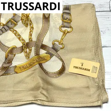 미사용 새상품 TRUSSARDI 트루사르디 스카프 체인 88 x 88