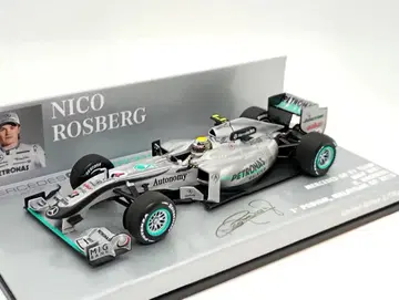 1/43 메르세데스 W01 #4 말레이시아 GP 2010 N. 로즈버그