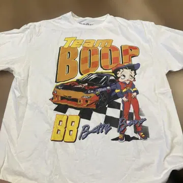 Betty Boop 레이싱 티셔츠 XL