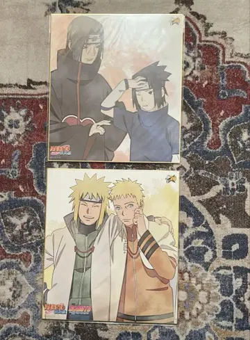 NARUTO 원작 20주년 기념 색지 4대 & 7대 이타치 & 사스케