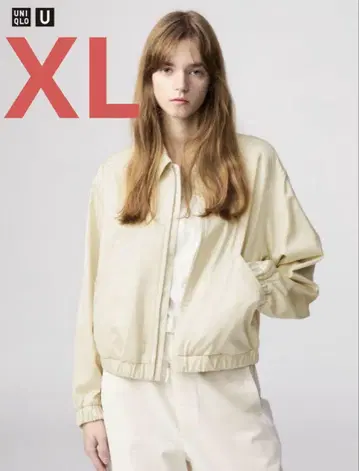 집업 숏 블루종 유니클로 U XL