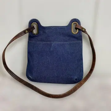 ANNA SUI 안나수이 데님 가죽 숄더백