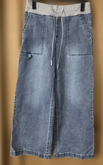 ISKO 블루 와이드 팬츠 데님