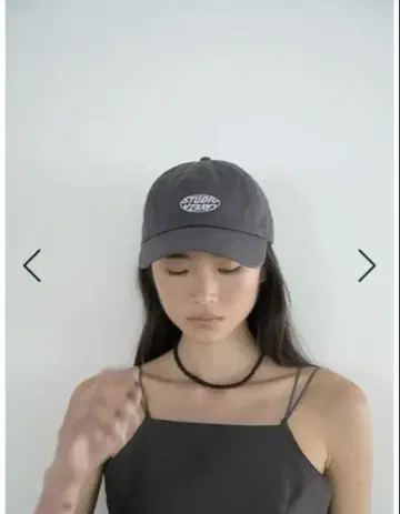 STUDIO CAVEZA 서클 로고 캡 cavezarosso
