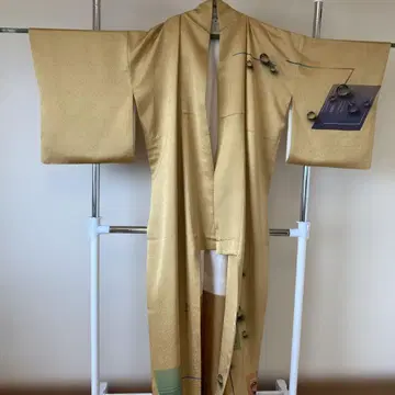 금색 호몬기 물방울 패턴과 라인 디자인