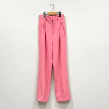 AMERI 아메리빈티지 핑크 하이웨스트 와이드 팬츠 S 사이즈