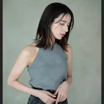 그레이 karry 아메리칸 슬리브 니트