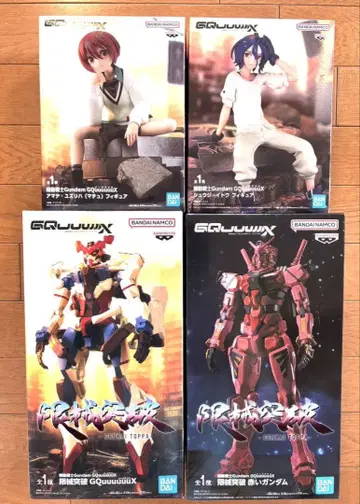 Gundam GQuuuuuuX 돌파 & 마추 & 슈지 피규어