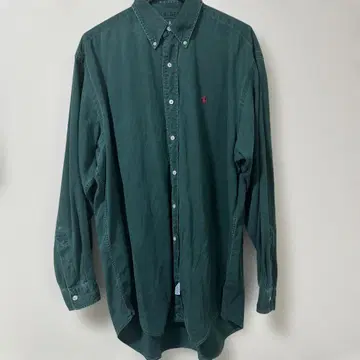 Ralph Lauren 다크 그린 긴팔 셔츠