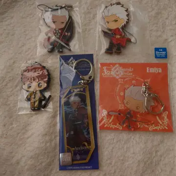 Fate/Grand Order 에미야 스트랩 5개 세트