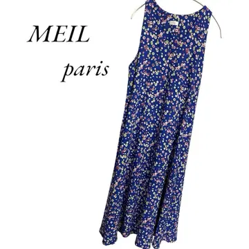 MEIL paris 메일 올 패턴 슬리브리스 원피스