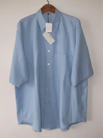 AURALEE WASHED FINX TWILL 셔츠