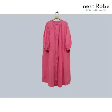 nest Robe [UpcycleLino] 오미 사시 메니 개더 드레스