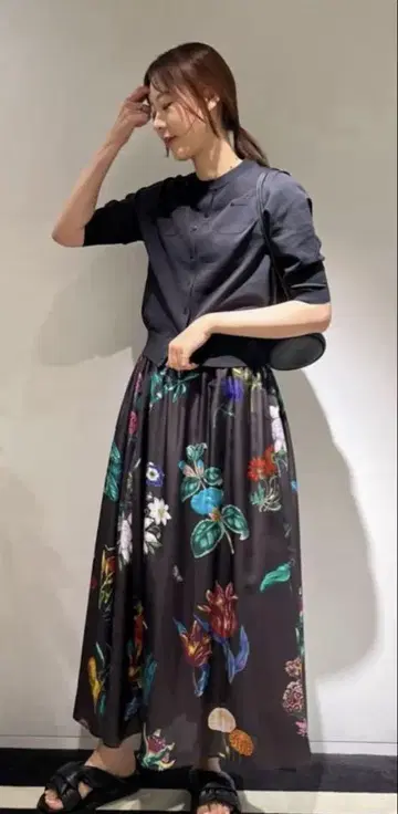 caban 실크 스커트
