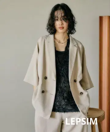 LEPSIM 렙심 린넨라이크 테일러드 자켓 택 포함 새상품