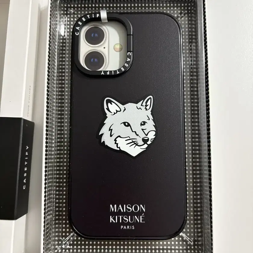 新品未詳Casetify メゾンキツネiPhone16Proリングスタンドケース