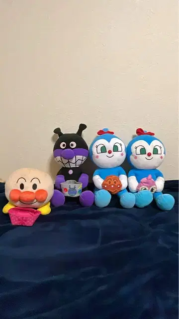 호빵맨 봉제 인형 세트