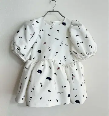 Bibiy. B. BLOOMY BLOUSE 꽃무늬 퍼프 슬리브 드레스