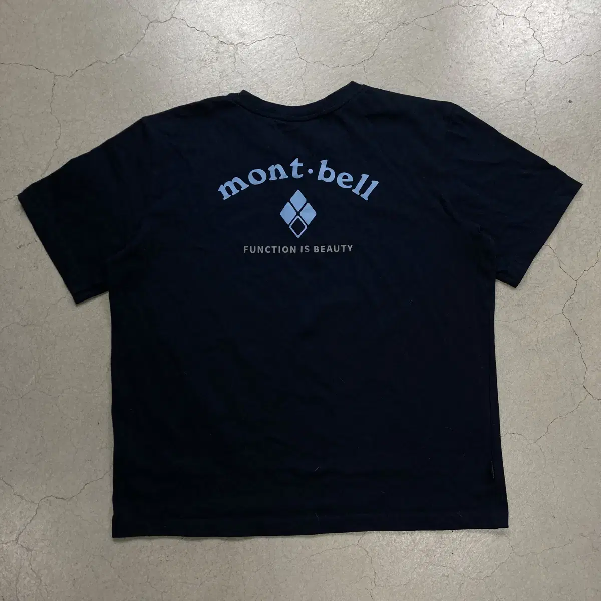 Montbell Logo Navy Short Sleeve T-Shirt