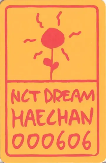 NCT 127 행운의 카드 세트 하찬 6주년 기념 MD