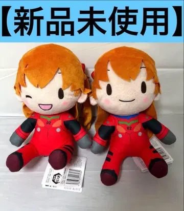 에반게리온 시리즈 후와푸치 M 봉제 인형 아스카 2종 세트