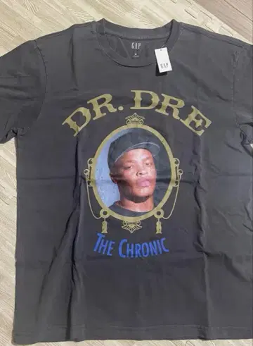 GAP Dr. Dre The Chronic 티셔츠 M 사이즈 블랙