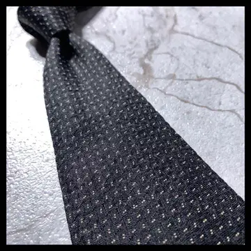 HUGO BOSS 브랜드 넥타이 블랙 솔리드 무지 직조 무늬 이탈리아제