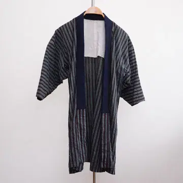 네이비 나염 옷깃 목화 재팬 빈티지 노라기 안감 손수건 단품