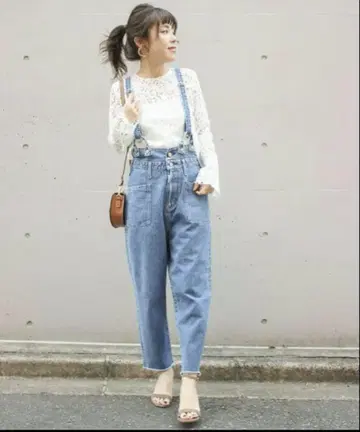 Spick & Span SOMETHING 별주 데님 살로펫 사이즈 S