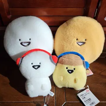 문구와 함께 폭신폭신 만마루쨩 헤드폰 봉제 인형 세트