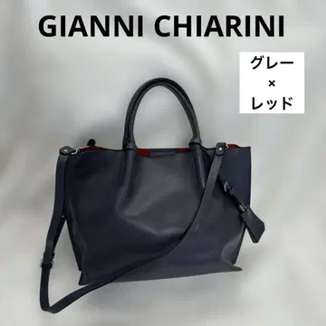 가죽 핸드백 숄더 스트랩 포함 GIANNI CHIARINI