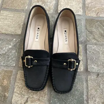 DIANA 블랙 로퍼 22cm 일본제