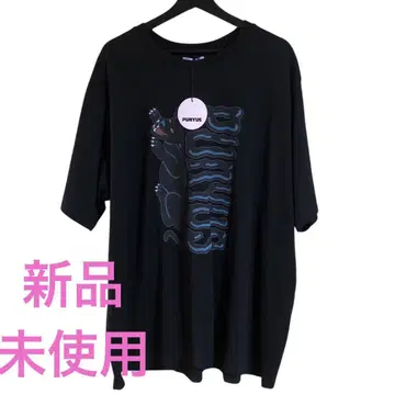 미사용 새상품 punyus 푸뉴즈 팬서 블랙 티셔츠