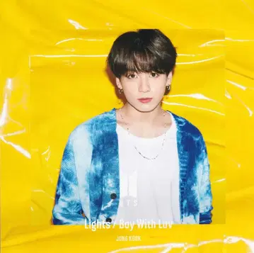 BTS Lights/Boy With Luv JUNGKOOK 아나자 자켓