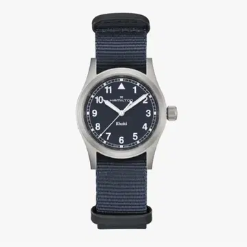 해밀턴 카키 필드 QUARTZ 33mm 네이비