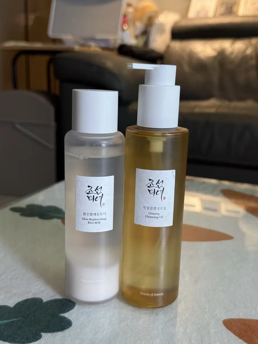 (2-piece price) Joseon Beauty Clear Rice Toner + Ginseng Cleansing Oil