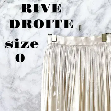 빈티지] RIVE DROITE 플리츠 스커트 아이보리 [0]