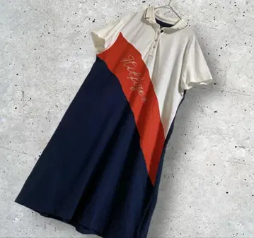 빅 사이즈! TOMY HILFIGER 폴로 원피스 X L
