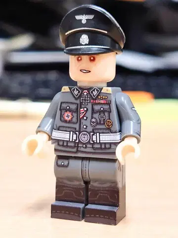친위대 SS 중장 요한 바우어 레고 호환 레고 밀리터리 ww2 독일