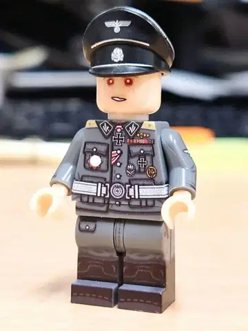 여름 세일 친위대 SS 중장 요한 바우어 레고 호환 밀리터리 ww2