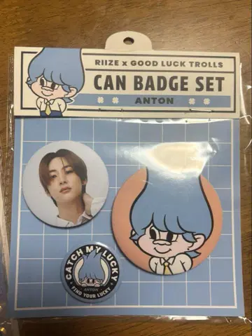 riize 팝업 lucky 트롤 앤톤 캔뱃지