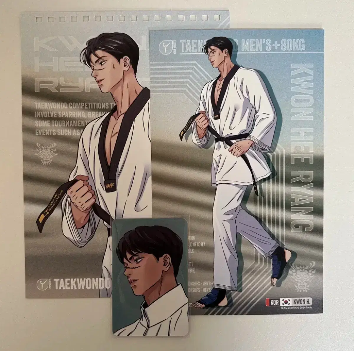 The Sword and the Flower Team Resin Seasons Greetings Buncheol wts
