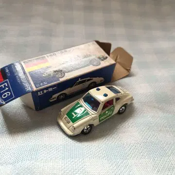 파랑 상자 토미카 일본제 포르쉐 911 경찰차 상자 귀 있음