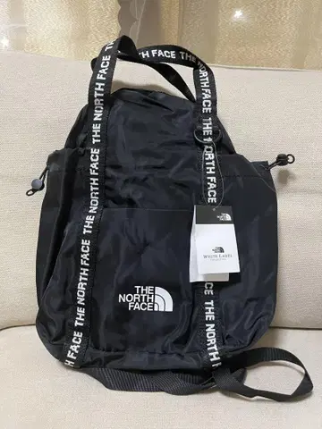 THE NORTH FACE 화이트 라벨 블랙 백팩