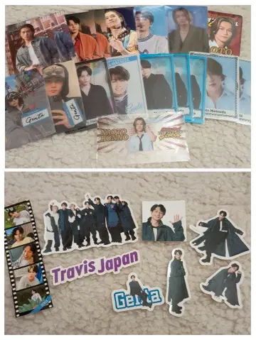 TravisJapan 마츠다 겐타 트레이딩 카드 스티커 세트