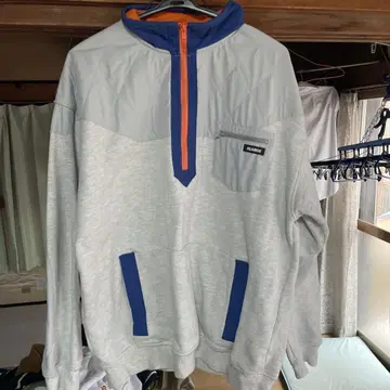 XLARGE 그레이/오렌지 점퍼 XL