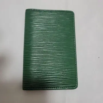 그린 에피 가죽 카드 케이스